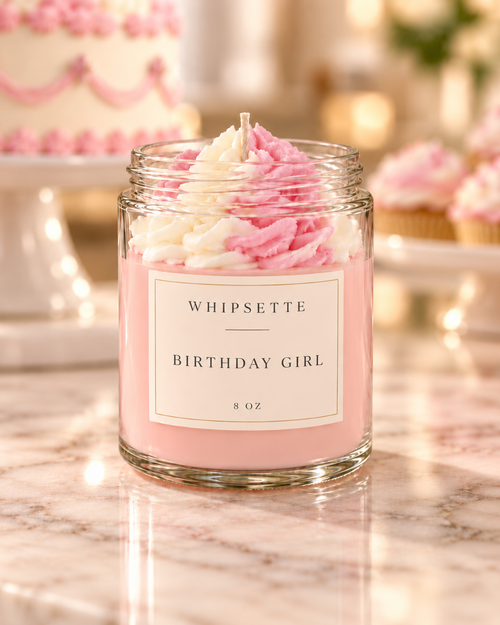 Birthday Girl Whipped Candle – 8 oz