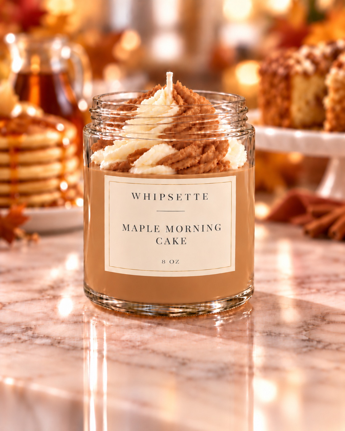 Maple Morning Cake Whipped Candle – 8 oz