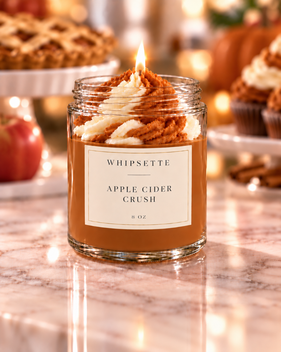 Apple Cider Crush Whipped Candle – 8 oz