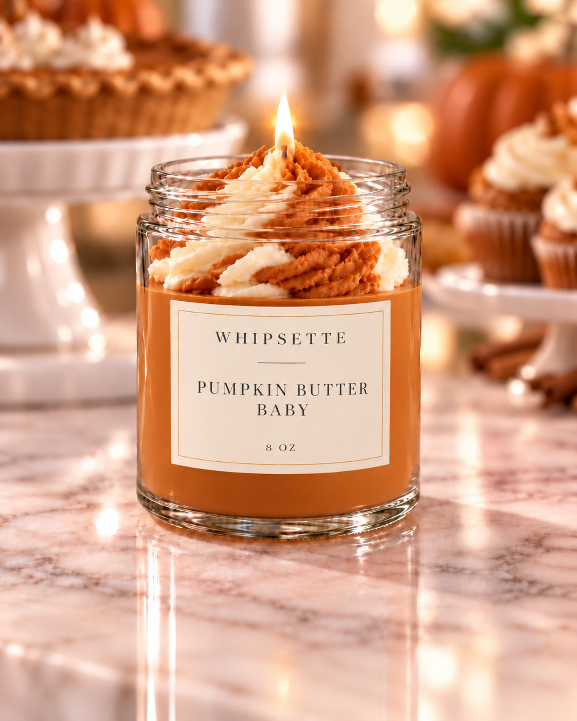 Pumpkin Butter Baby Whipped Candle – 8 oz