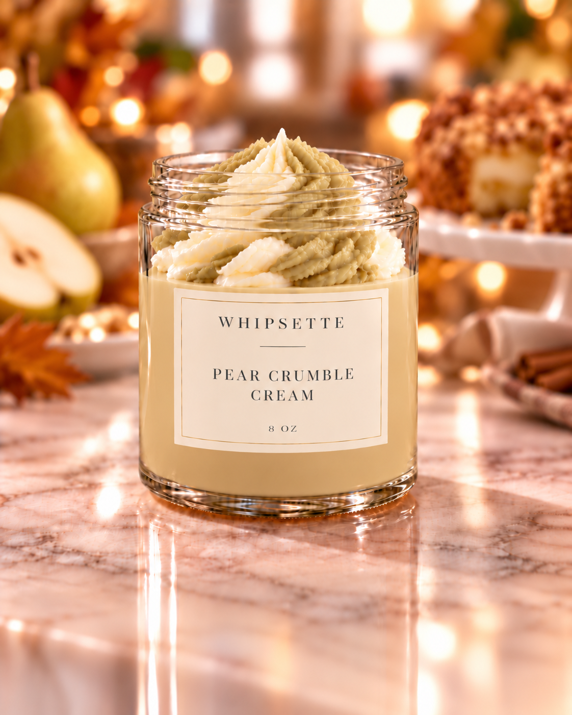 Pear Crumble Cream Whipped Candle – 8 oz