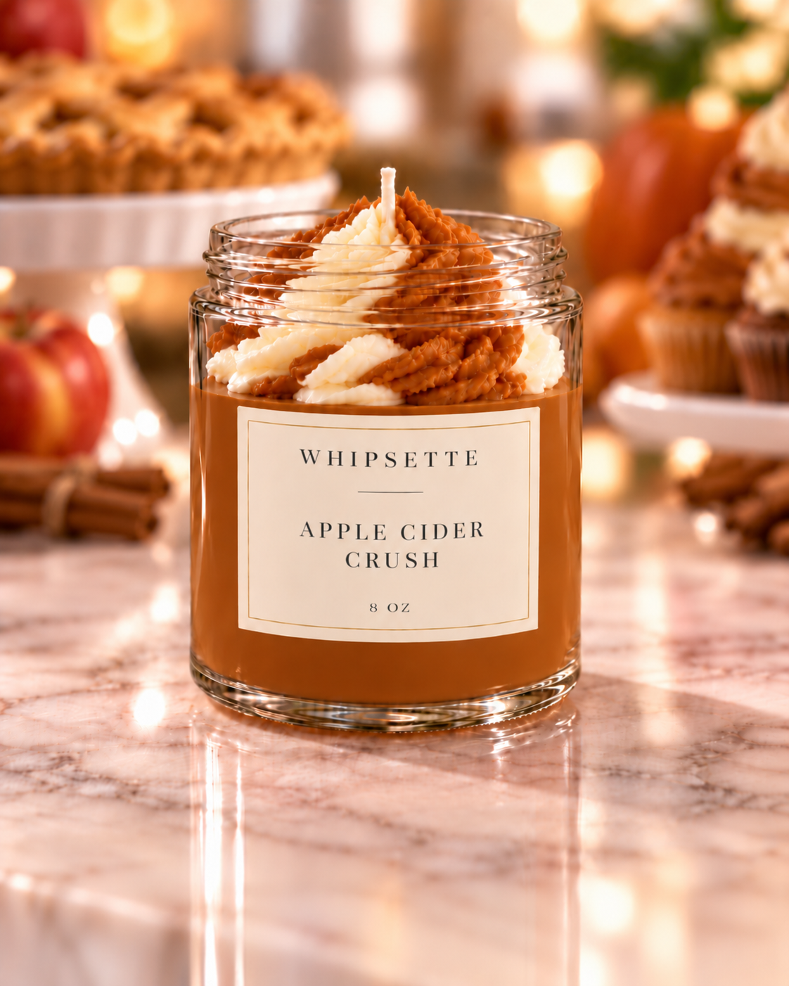 Apple Cider Crush Whipped Candle – 8 oz