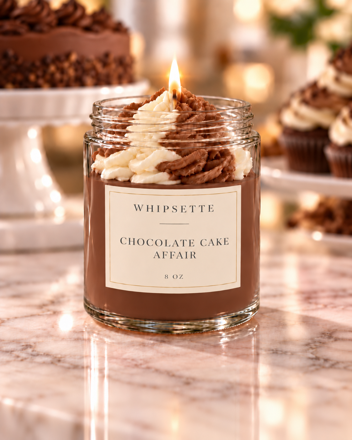 Chocolate Cake Affair Whipped Candle – 8 oz