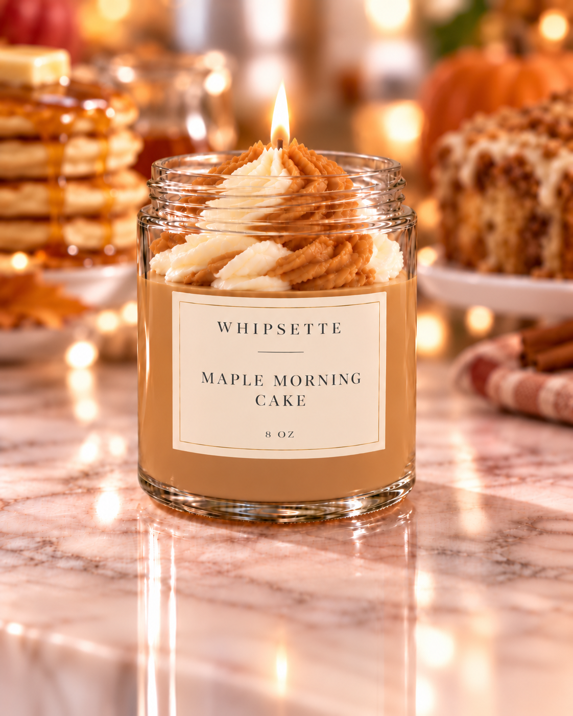 Maple Morning Cake Whipped Candle – 8 oz